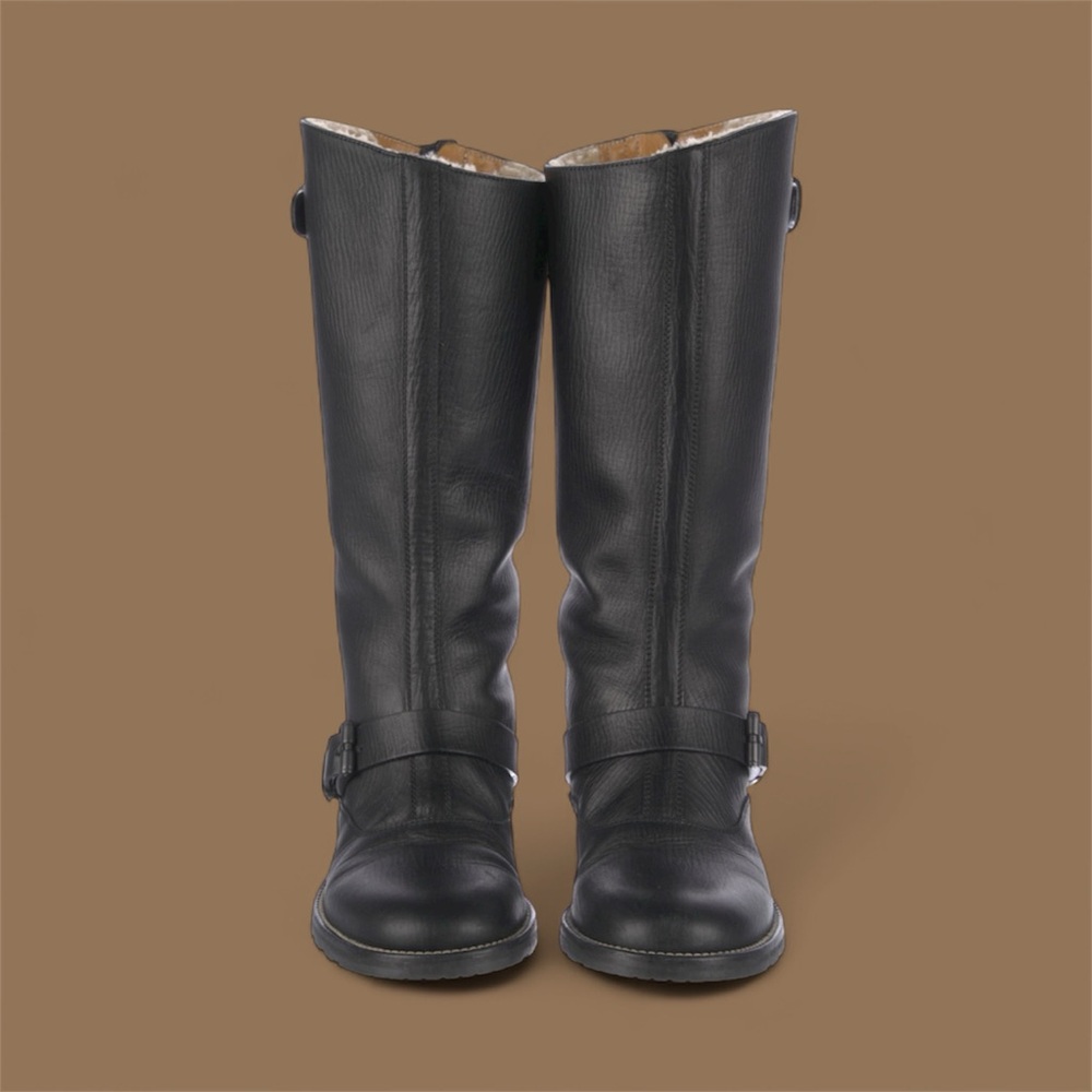 Black Leather GUCCI boots - Picture 7 of 14